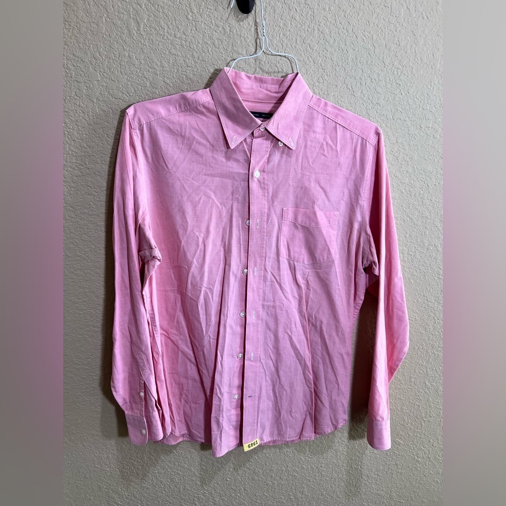 GAP Men's Casual Pink Button Down Shirt